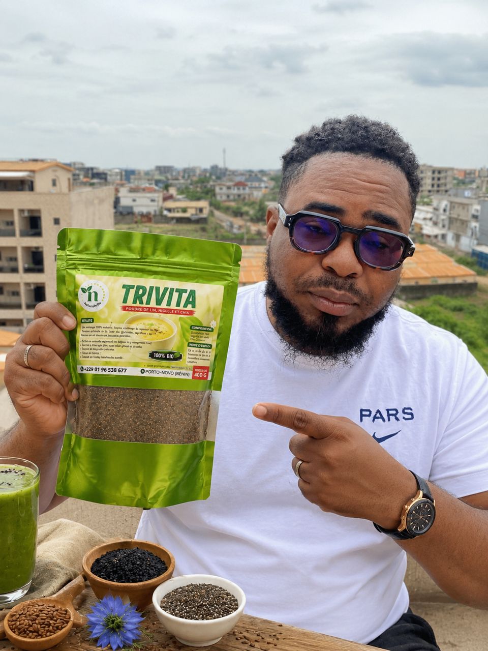 Fondateur TRIVITA à Porto-Novo, Bénin